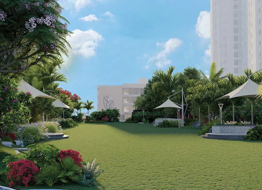 3.5 Acre Lush Green Park at revolution One