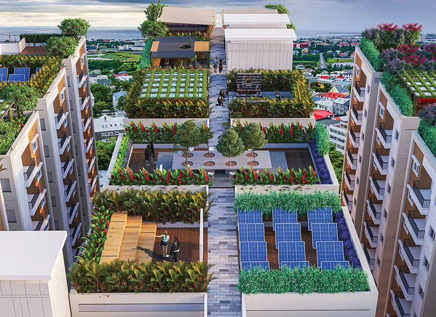Experience Exclusive Roof-top Amenities at Urbanrise Revolution One